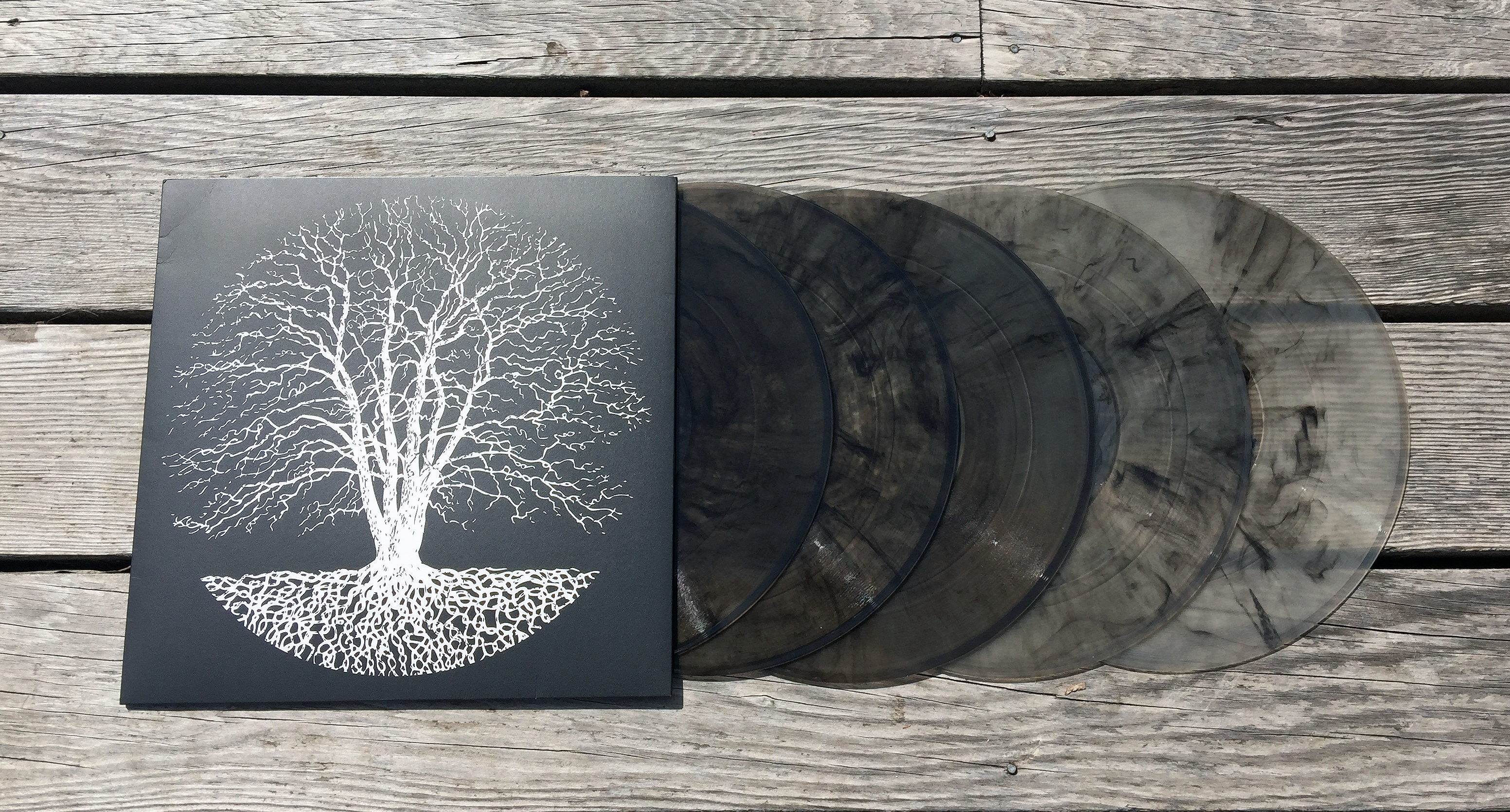Silent Season vinyl records and packaging