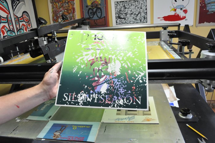 Fresh sleeve at the printing press — SSV01