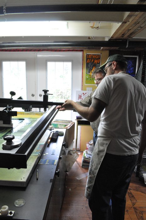 Printer at work by the window — SSV01