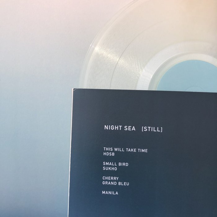 Night Sea sleeve and vinyl detail — SSV17-Night-Sea