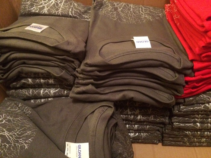 Printed shirts stacked — Shirts-SS4