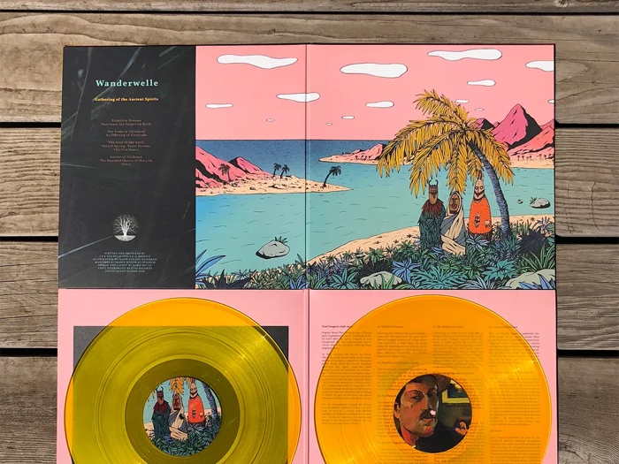 Wanderwelle — Gathering of the Ancient Spirits (SSV13), gatefold sleeve and coloured vinyl